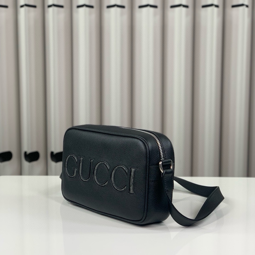 [TOP] GUCCI Shoulder Bag 14X23.5X6cm - Black
