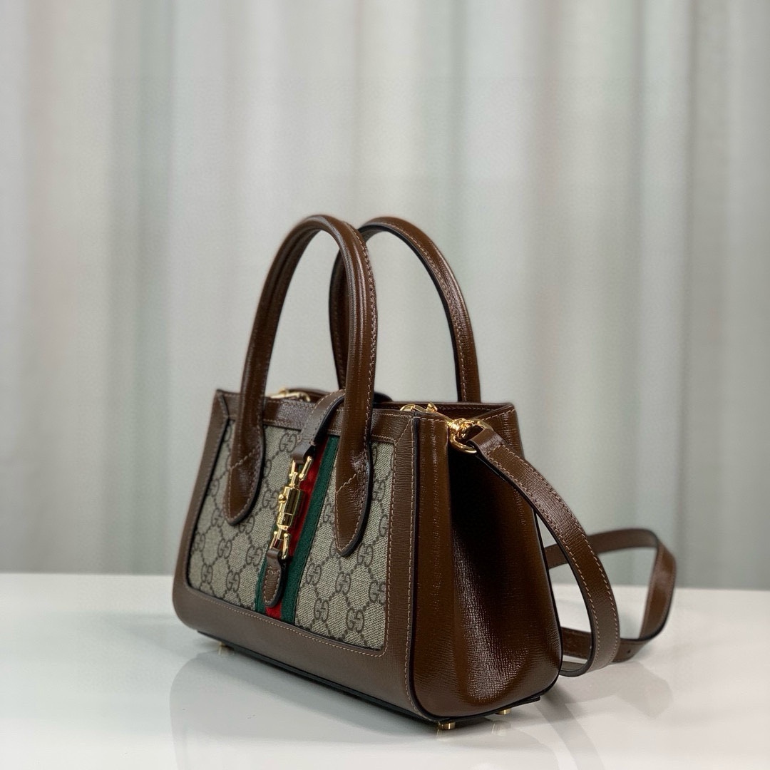 [TOP] GUCCI Jackie 1961 Bag 24X15X11cm - Brown
