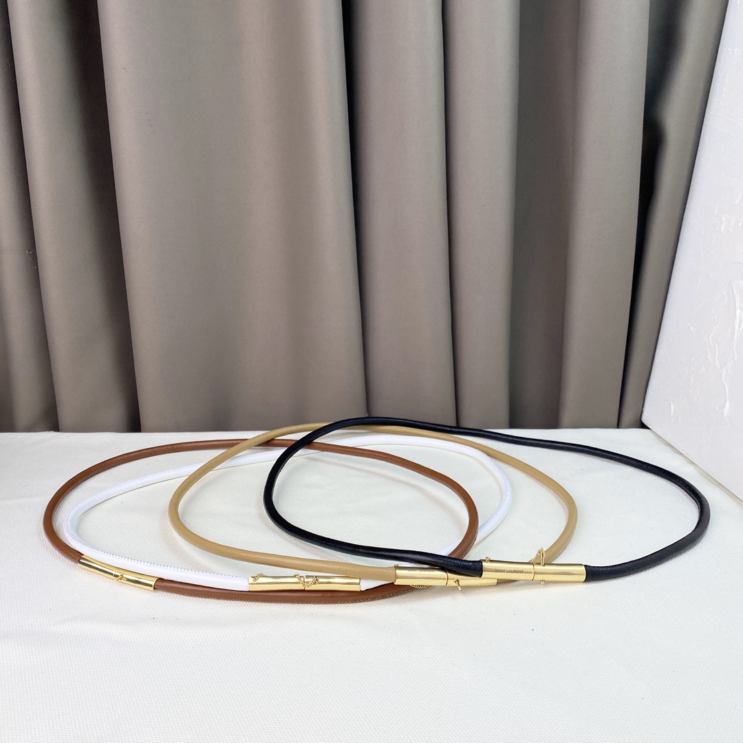 [TOP] Yves Saint Laurent YSL Tubular Waistbandt - 4 Colour