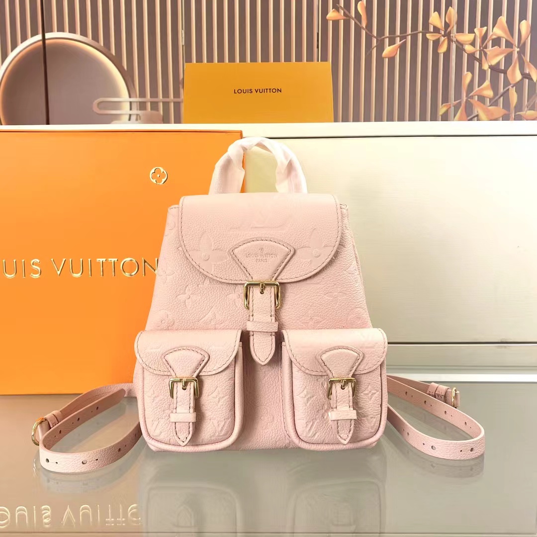 [TOP] Louis Vuitton LV Monogram Milky Way Backup Backpack  20×22×14cm-Pink