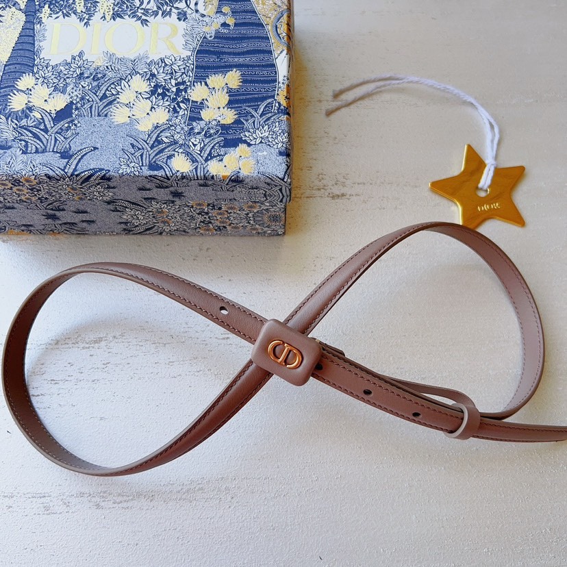 [TOP] Christian Dior Belt 1.5CM - Khaki