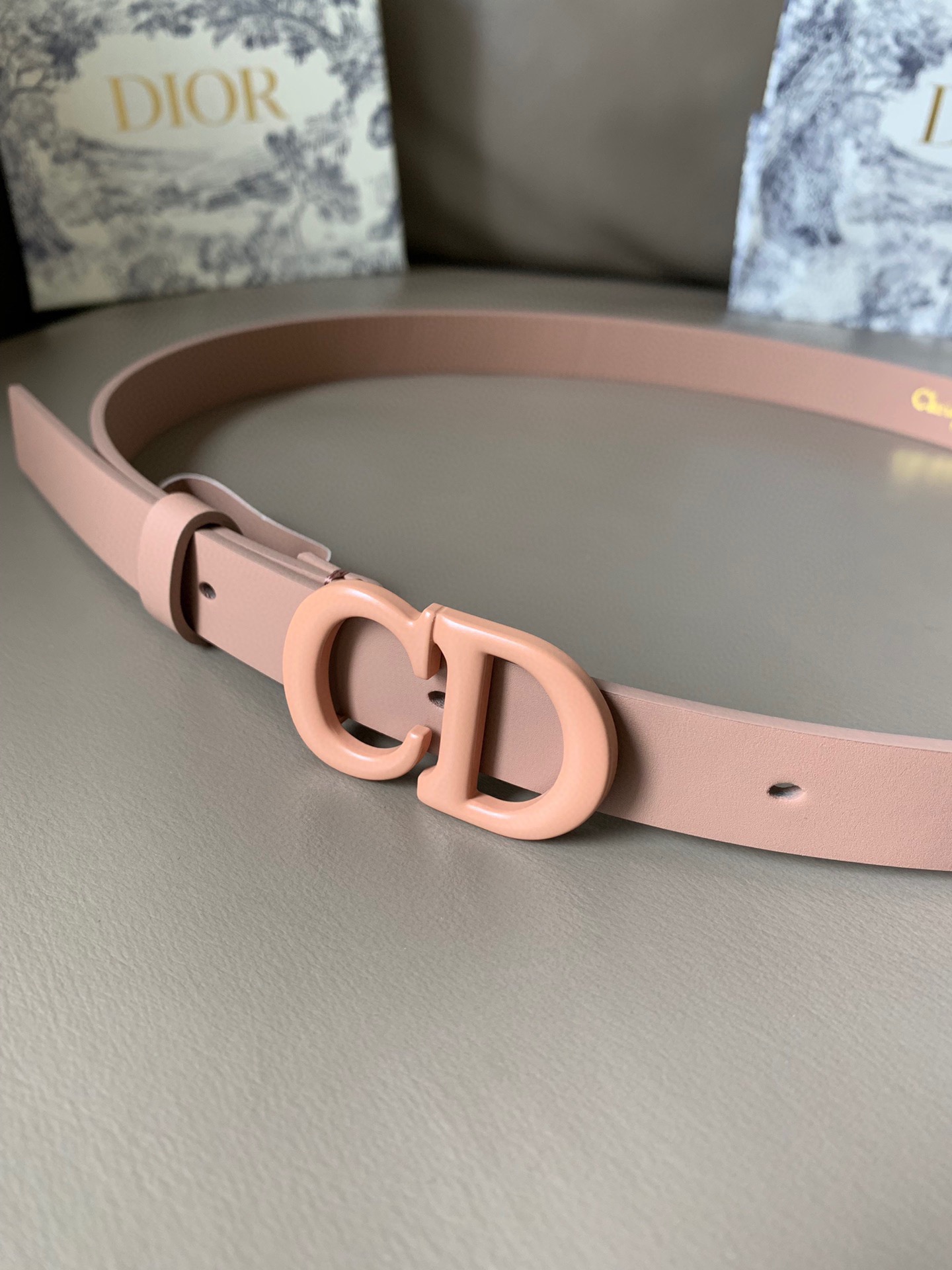 [TOP] Christian Dior Double Sided Cowhide Belt - 2 Colour