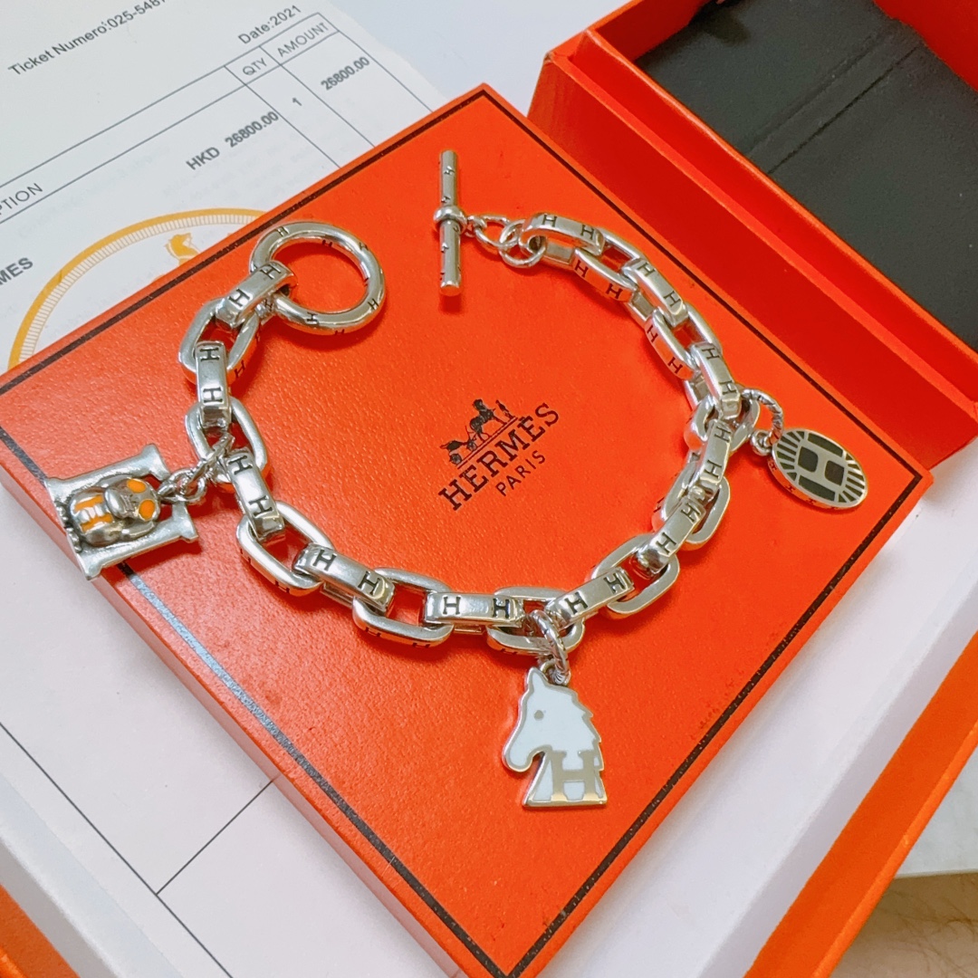 [TOP] HERMES Bracelet-Sliver