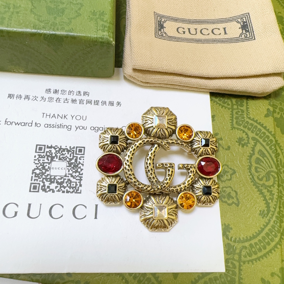 [TOP] GUCCI  Brooch