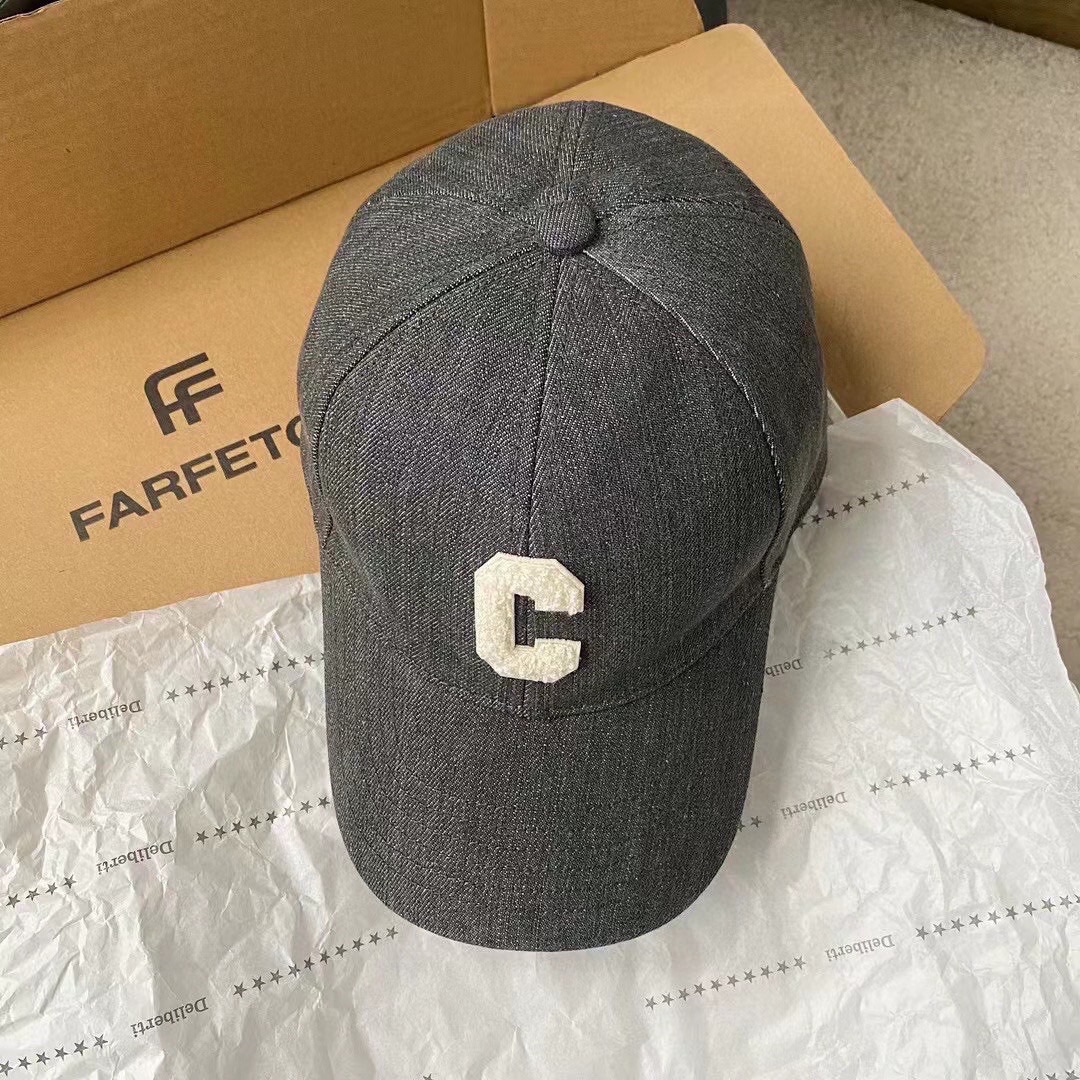 [TOP] CELINE Alphabet Baseball Cap - Three styles