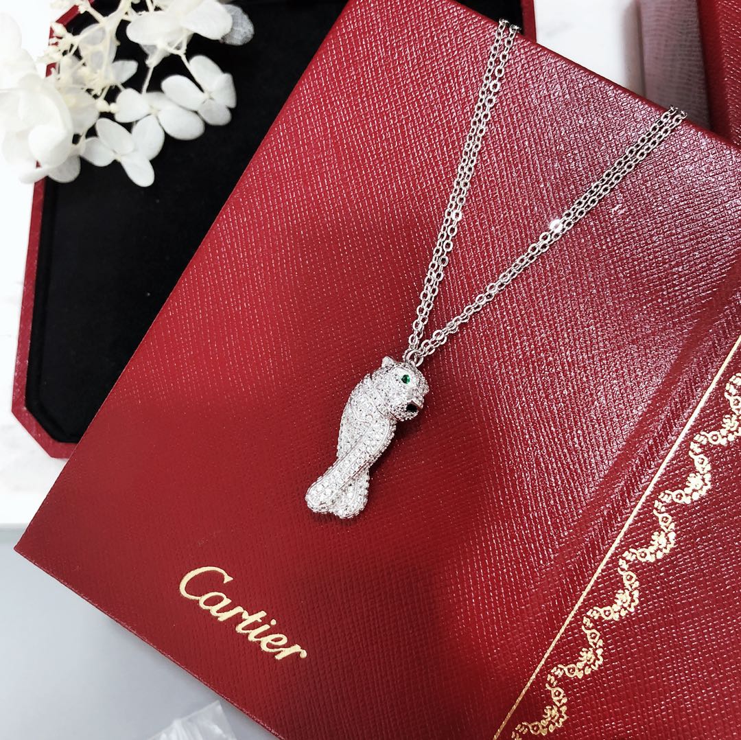 [TOP] Cartier PANTHÈRE DE CARTIER Necklace - Sliver