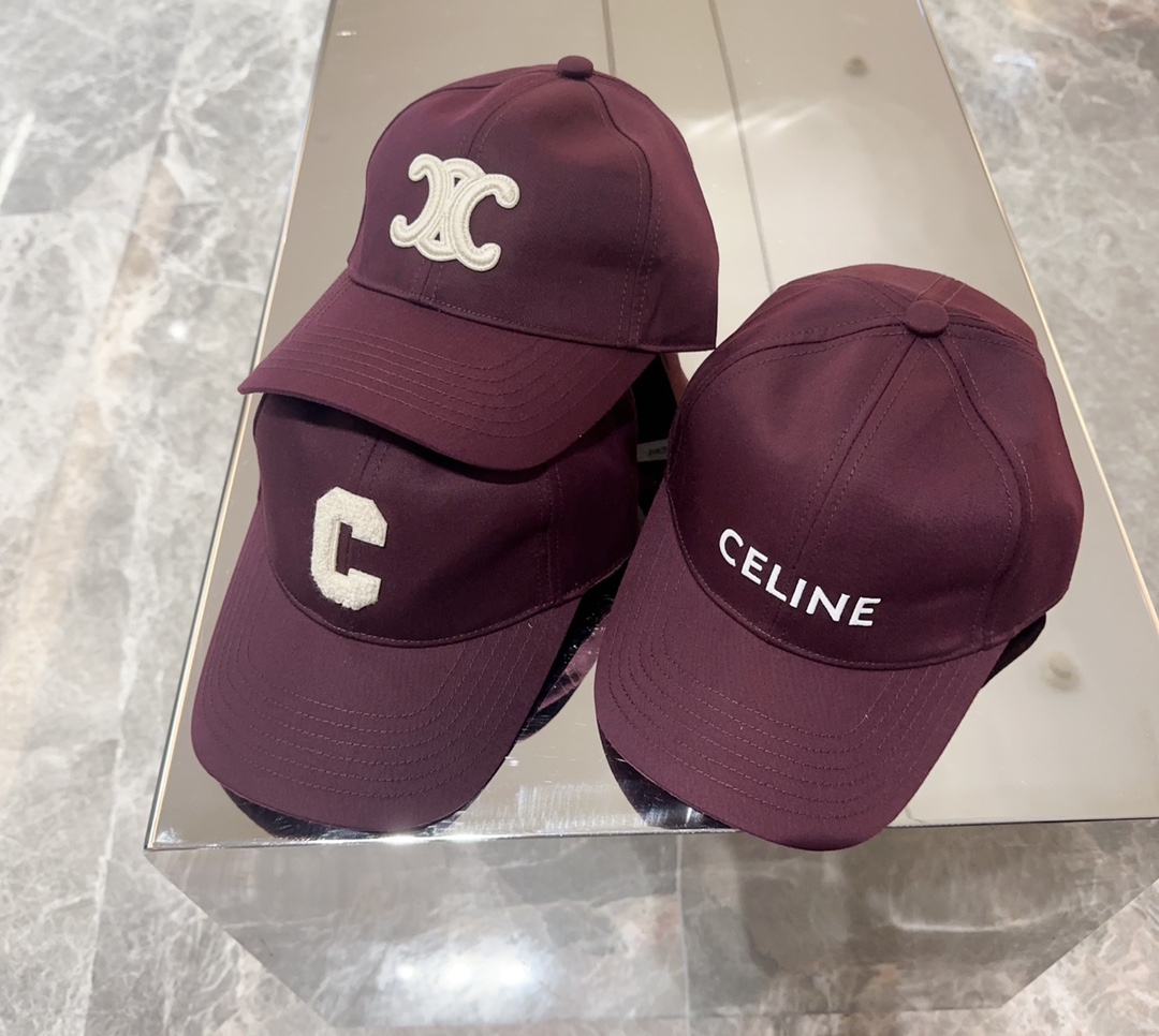 [TOP] CELINE Alphabet Baseball Cap - 5 Colour