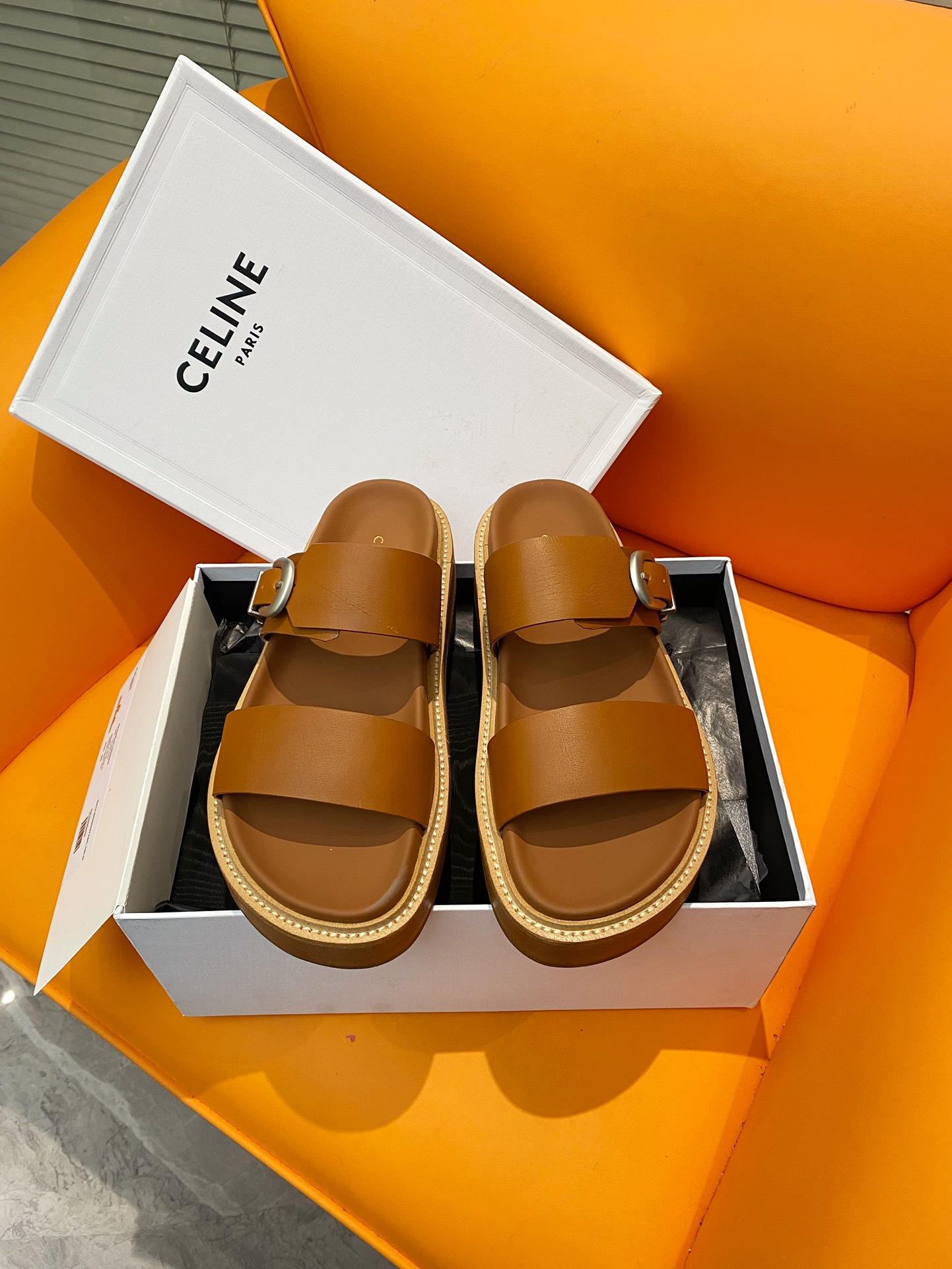 [TOP] CELINE Classic Calfskin Slippers - 8 Colors