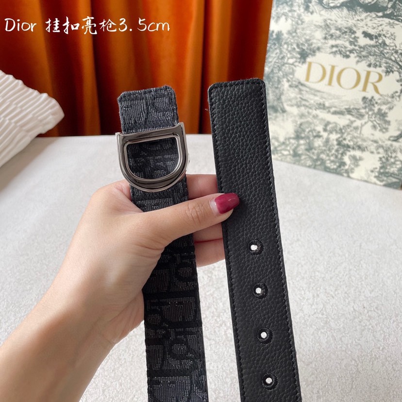 [TOP] Christian Dior Versatile Belt 3.5CM - 2 Colour