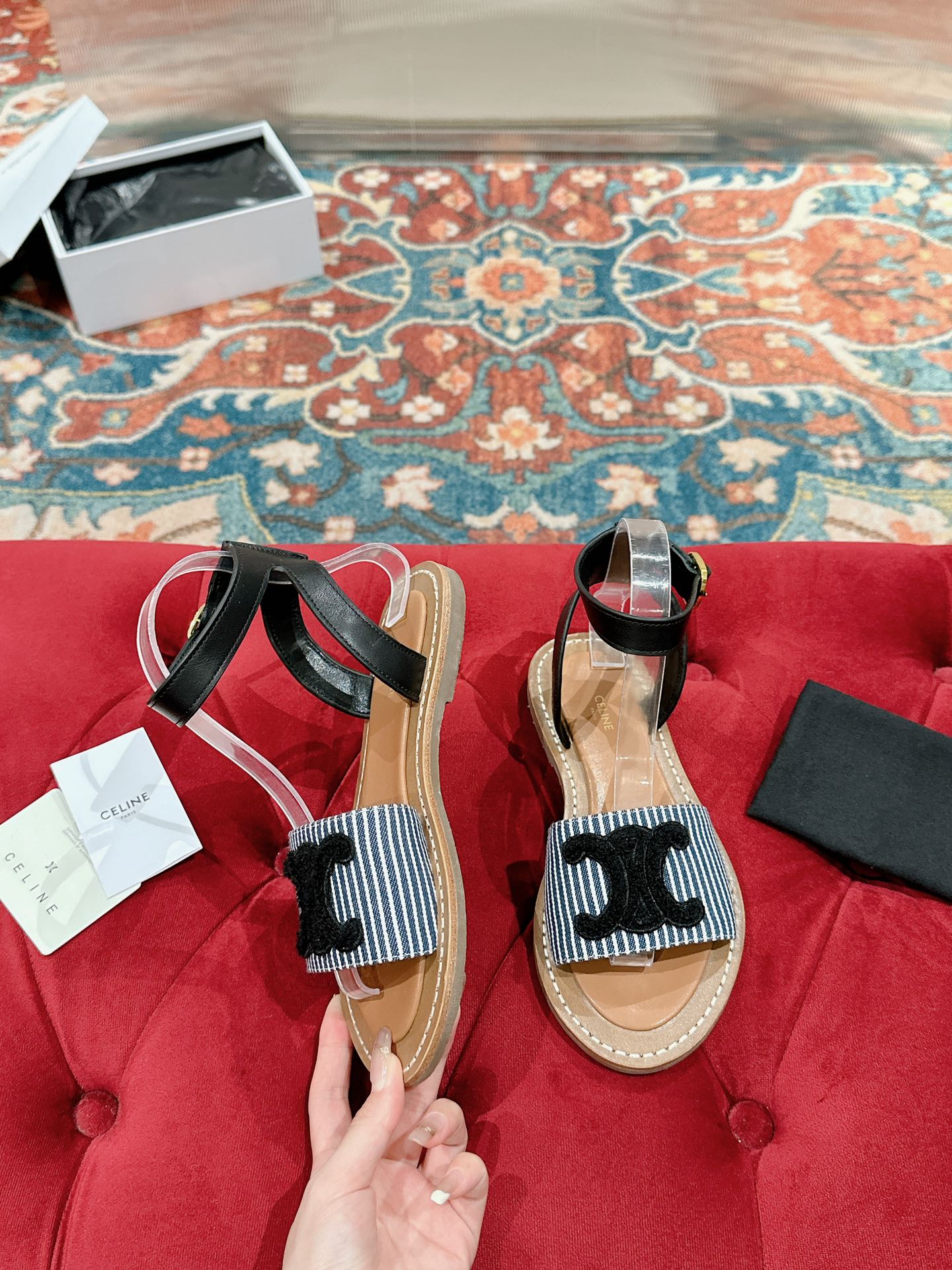 [TOP] CELINE Classic Arc de Triomphe Sandals - 3 Colors