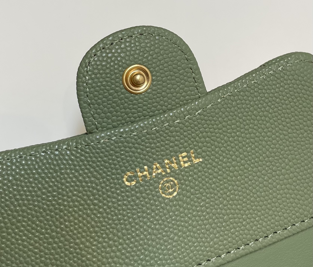 [TOP] CHANEL Lozenge Three Fold Wallet 11*10cm - 11 Colour