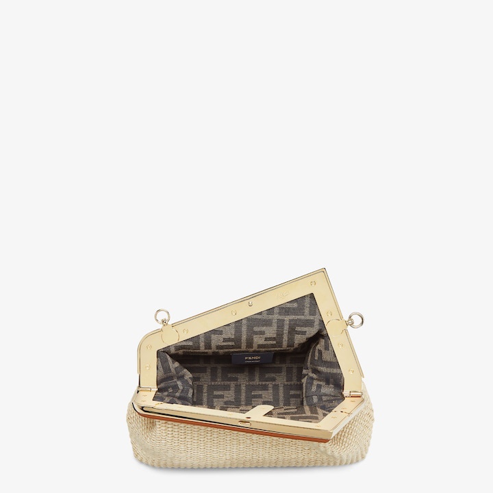 [TOP] FENDI Woven First Bags 26*9.5*18cm - Straw