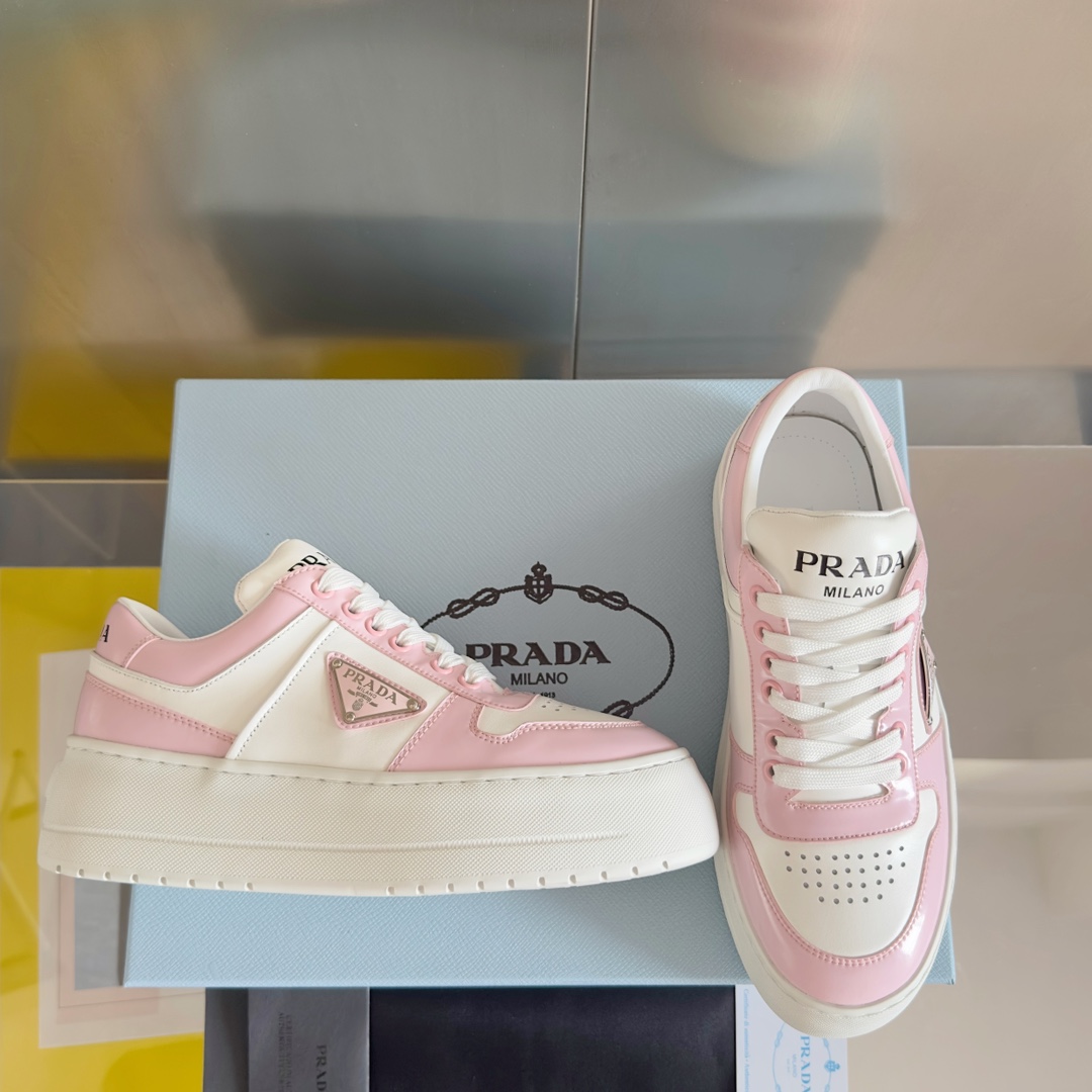 [TOP] PRADA Downtown Bold Thick Sole Sneakers - 6 Colors