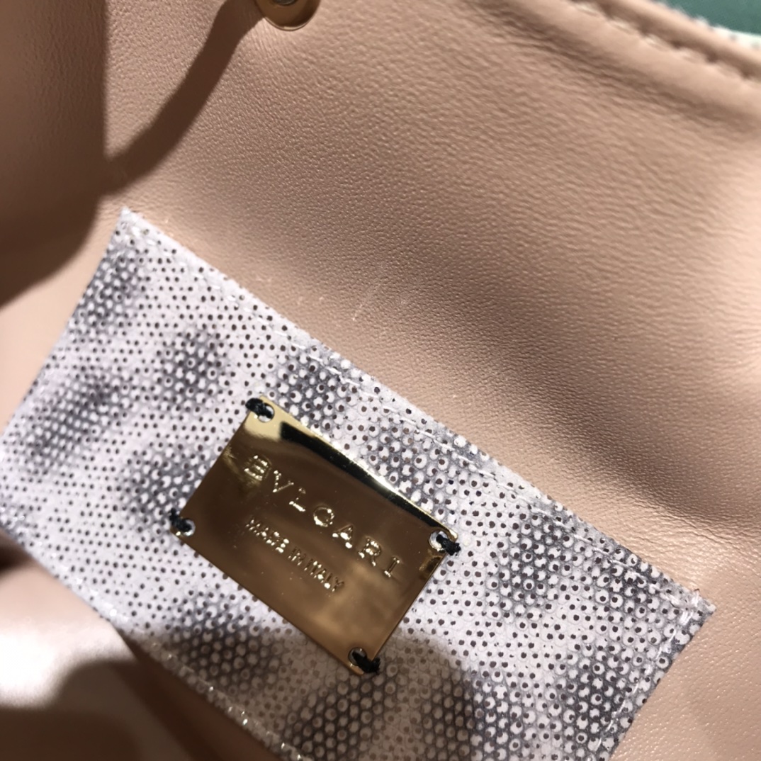 [TOP] BVLGARI Snake Skin Bucket Bag 16*20*10.5cm