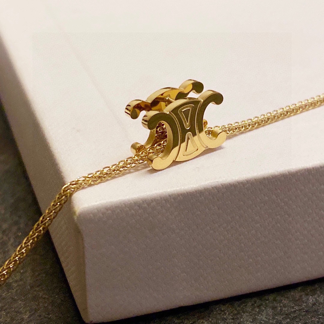 [TOP] CELINE Necklace - Gold