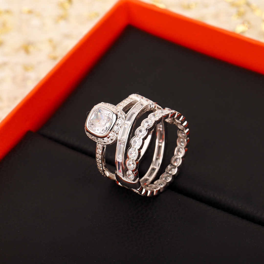 [TOP] HERMES Diamond Rings