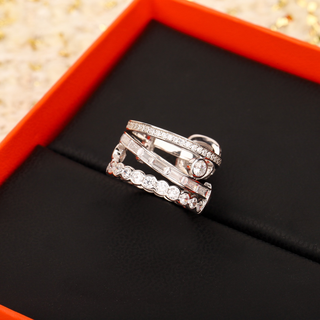 [TOP] HERMES Diamond Rings