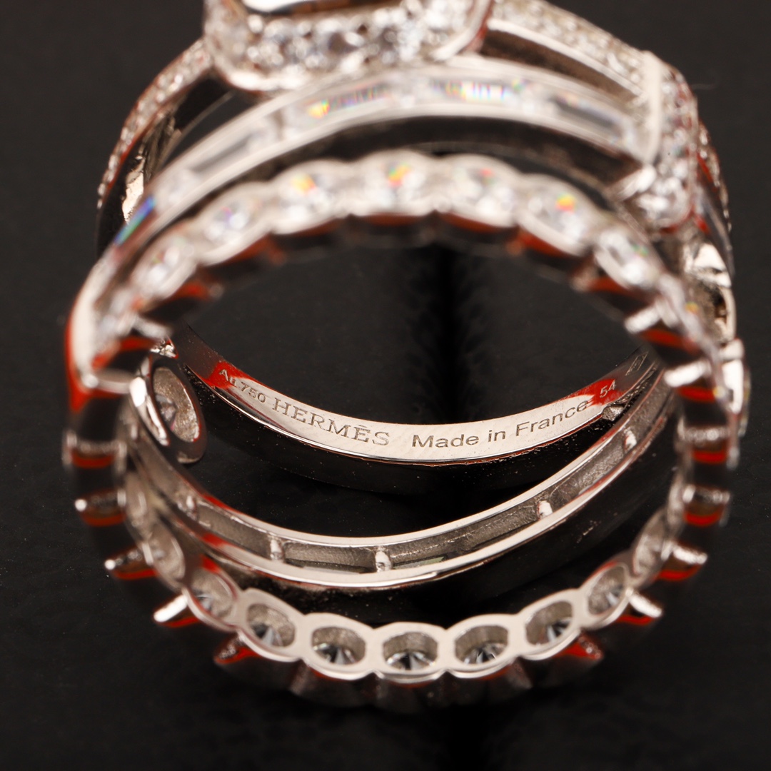 [TOP] HERMES Diamond Rings