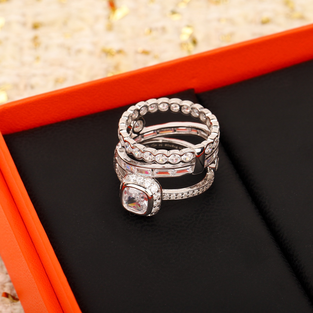 [TOP] HERMES Diamond Rings