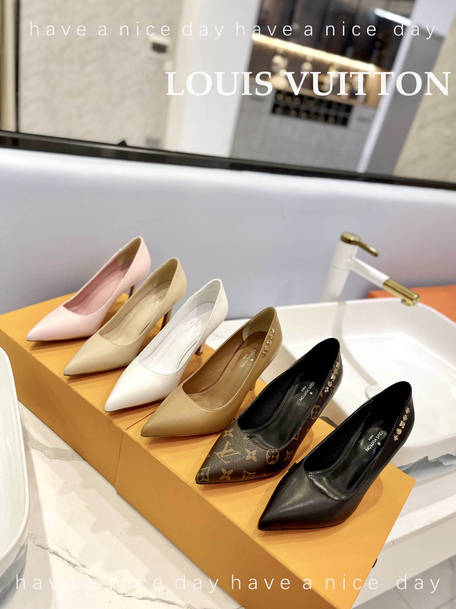 [TOP] Louis Vuitton LV Pumps - 6 Color