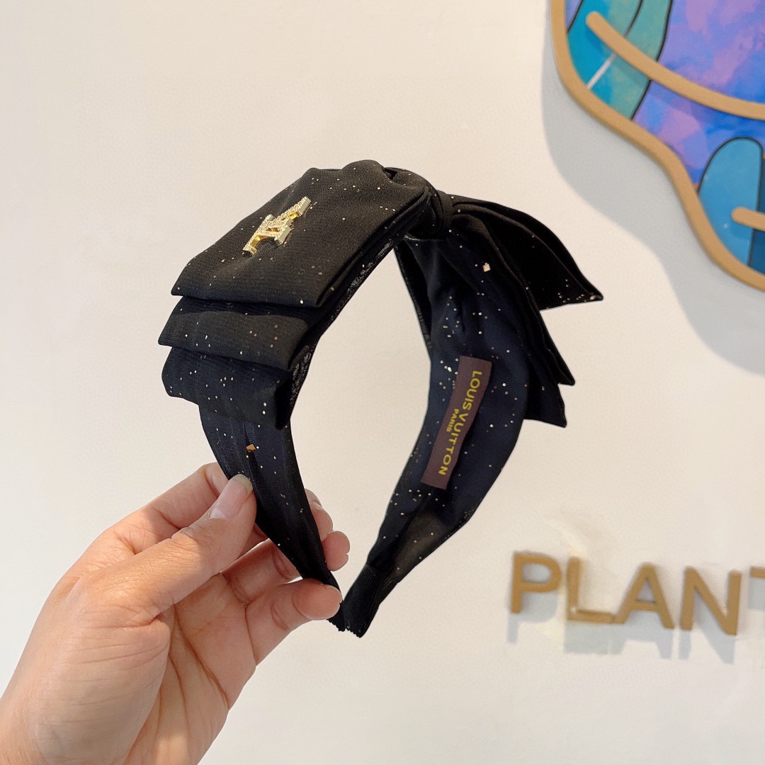 [TOP] Louis Vuitton LV Headbands - 2 Colors