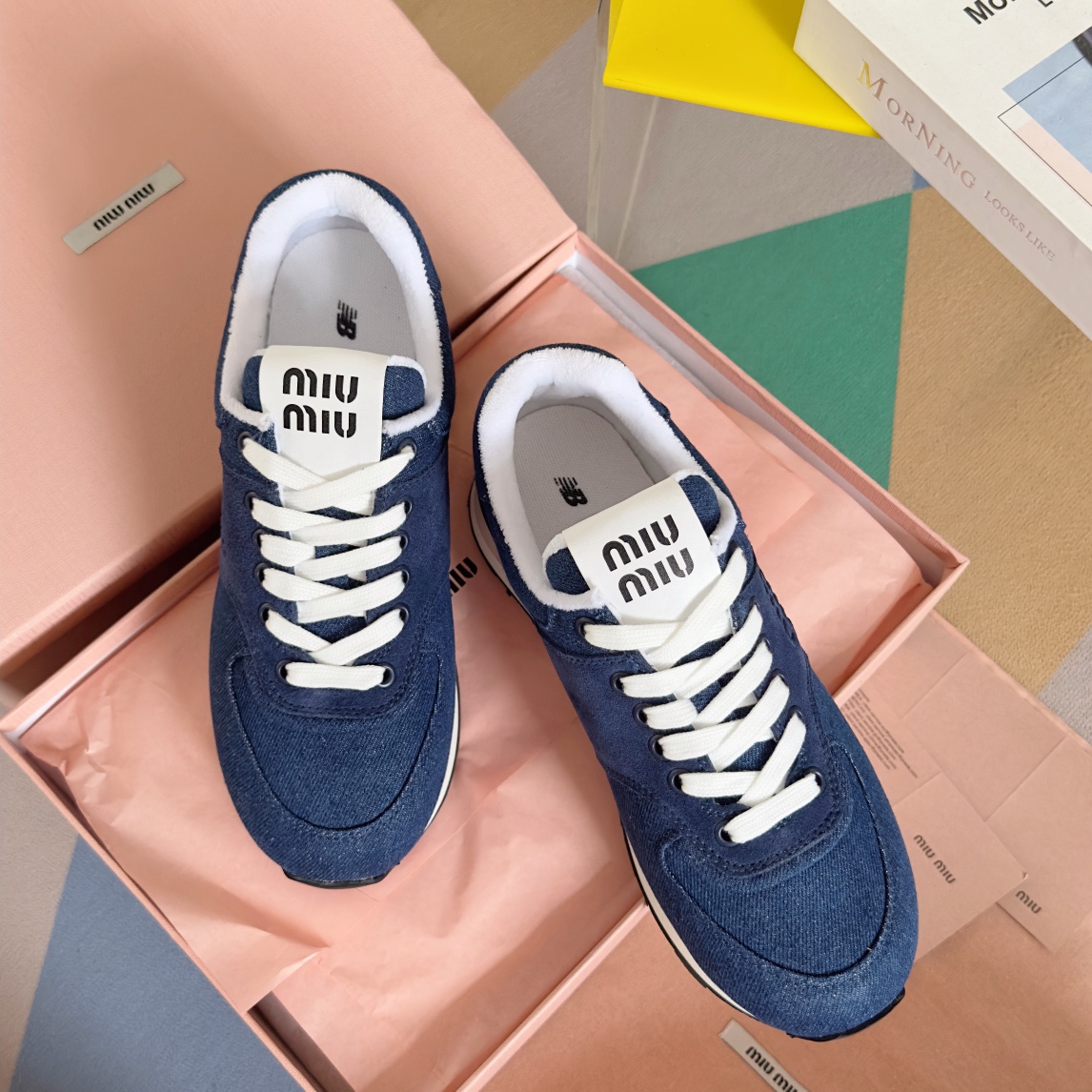 [TOP] Miu Miu x New Balance Thick Sole Sneakers - 3 Colors