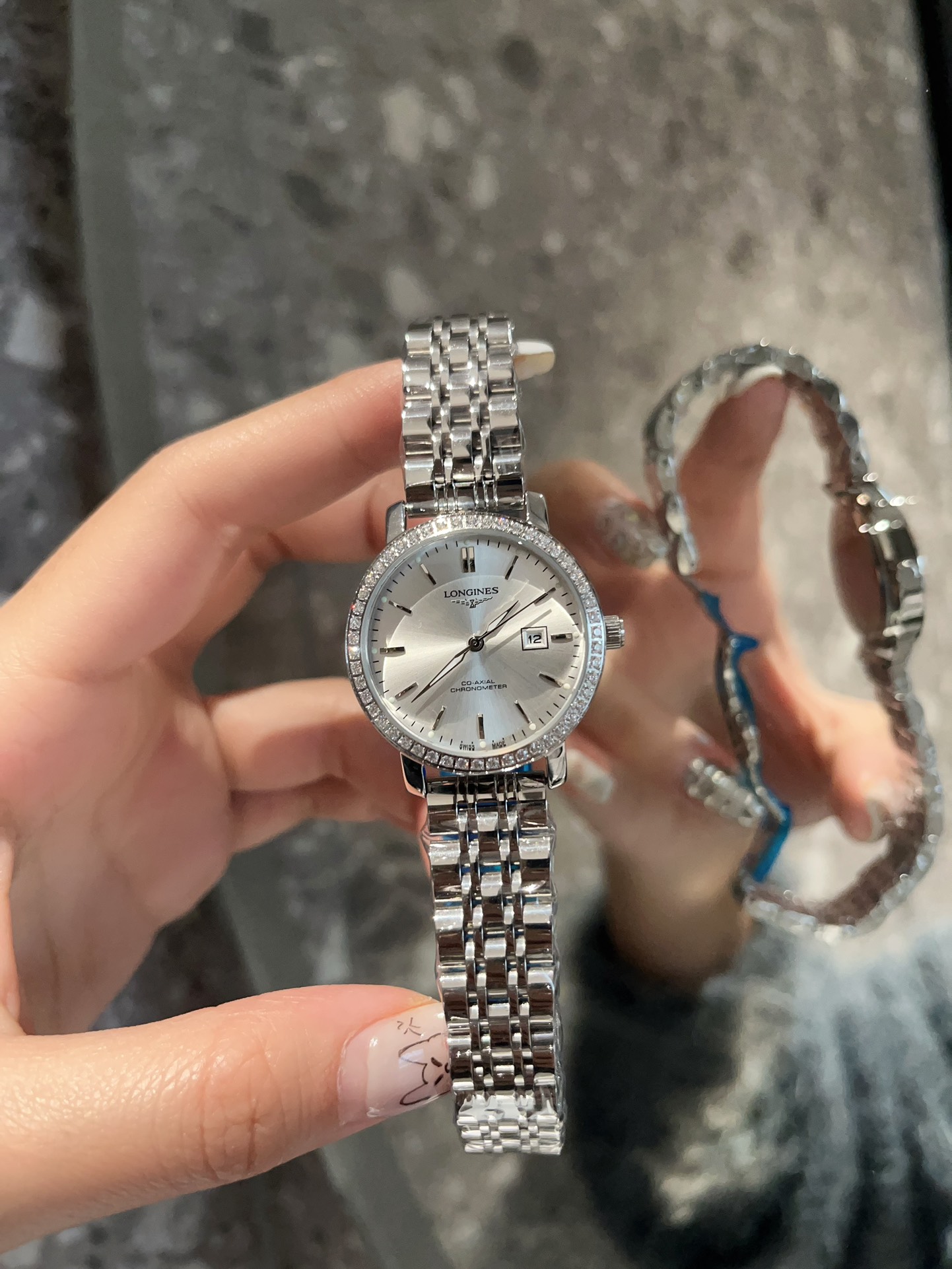 [TOP] LONGINES Watch 30x8mm - Gold / Silver