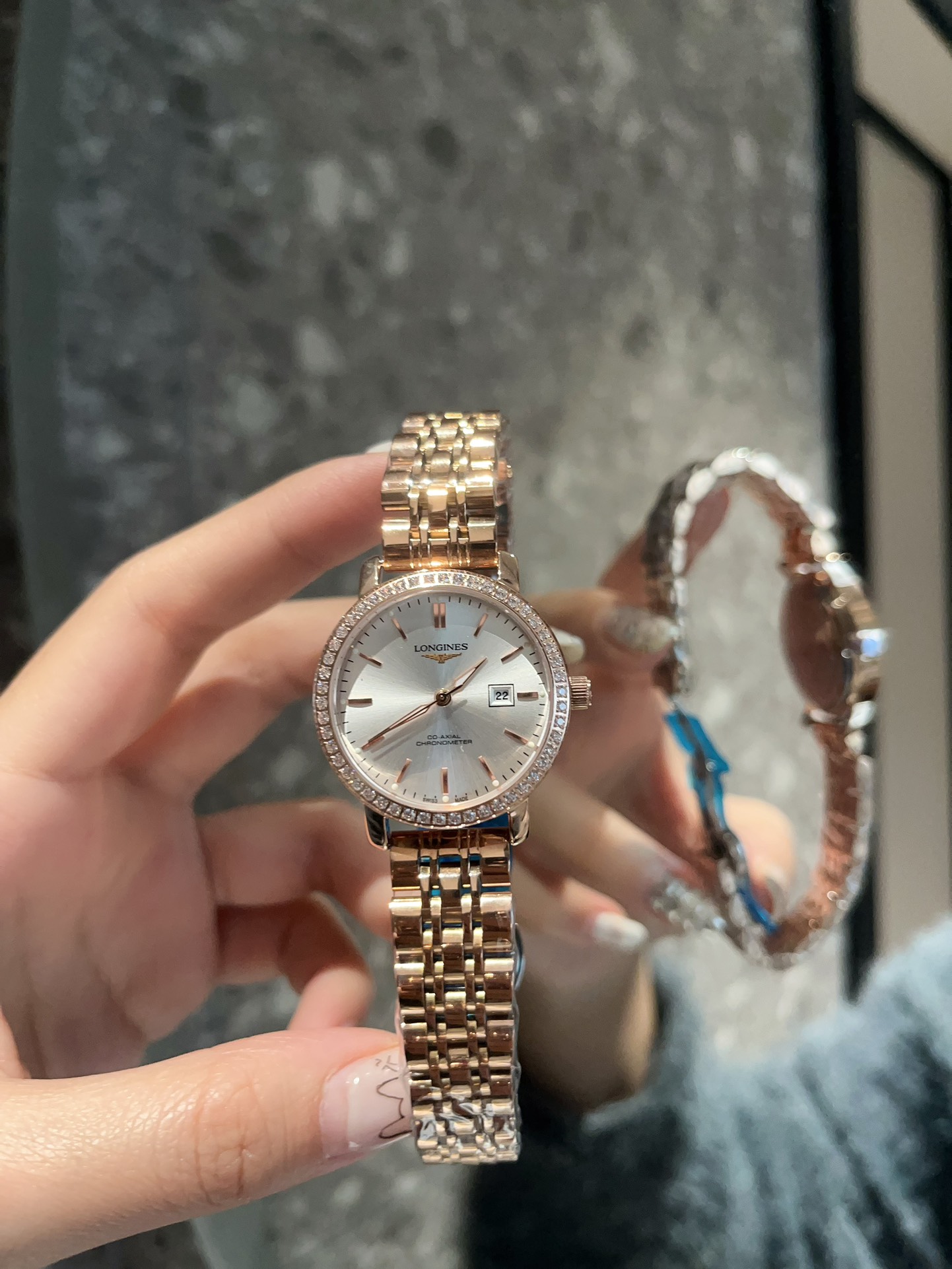 [TOP] LONGINES Watch 30x8mm - Gold / Silver