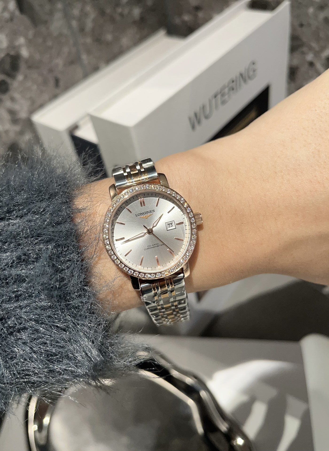 [TOP] LONGINES Watch 30x8mm - Gold / Silver