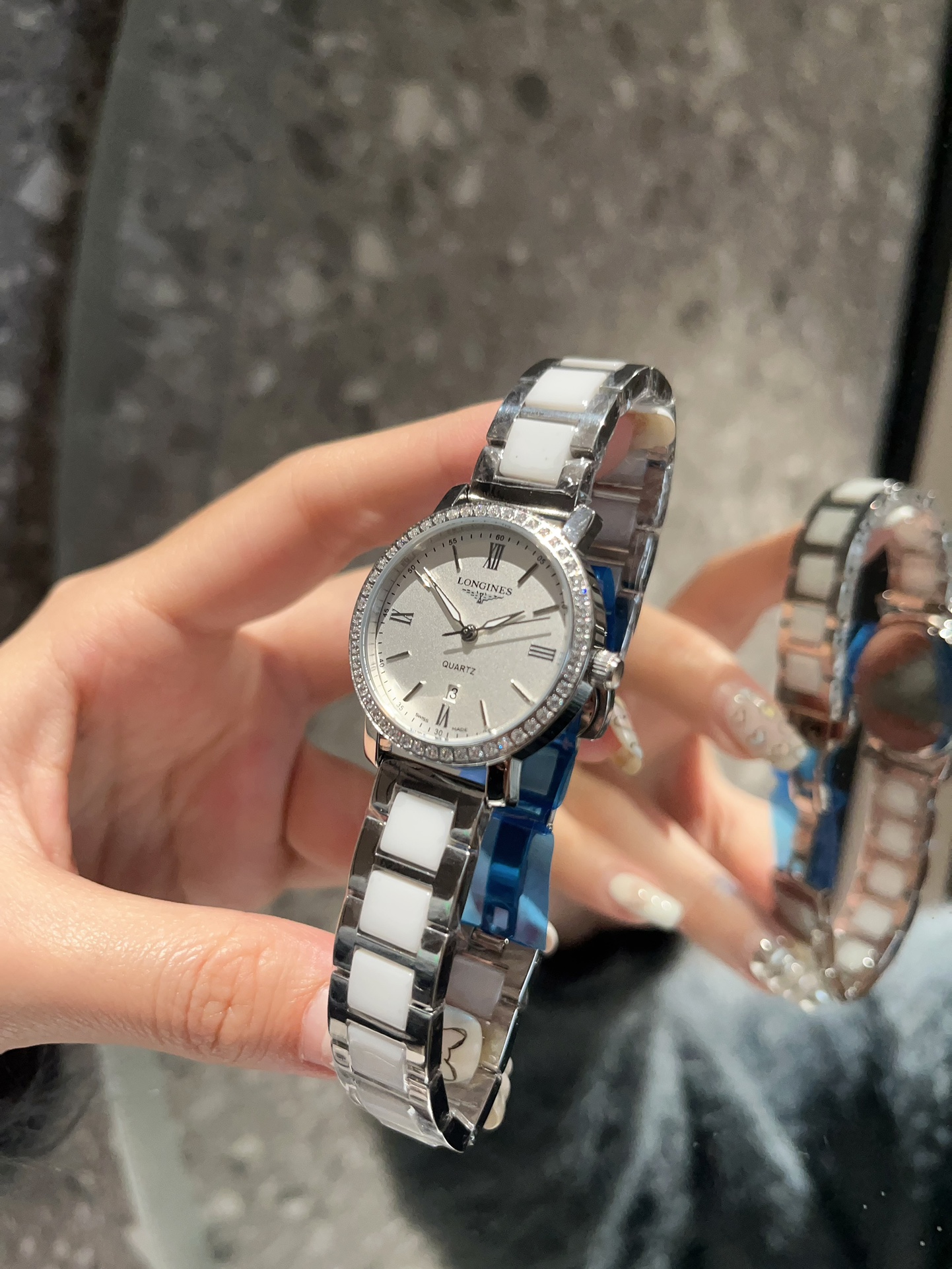 [TOP] LONGINES Watch 30x8mm - Gold / Silver