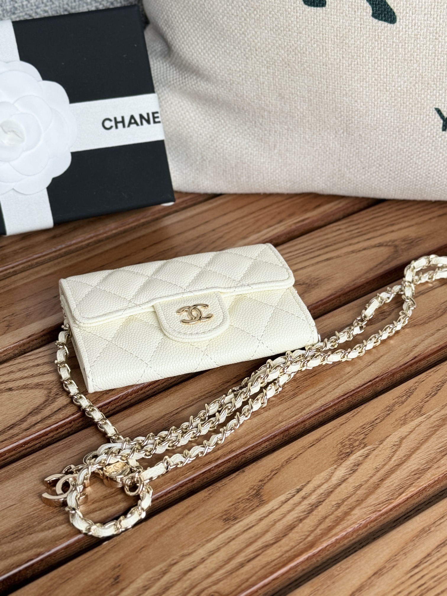 [TOP] CHANEL Caviar And Cowhide Waist Bag 11 ×2 ×7.5cm - 6 Colour