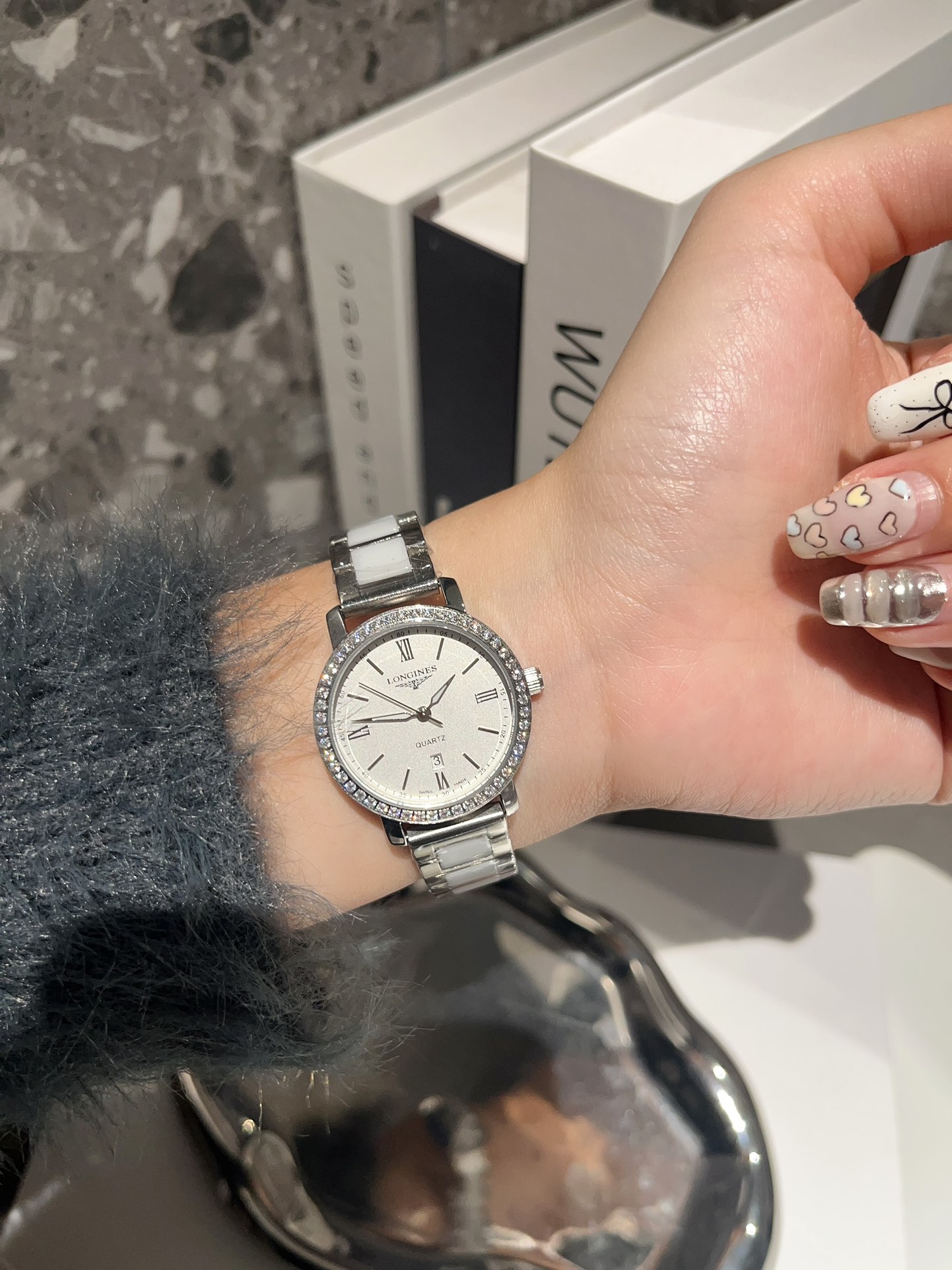 [TOP] LONGINES Watch 30x8mm - Gold / Silver