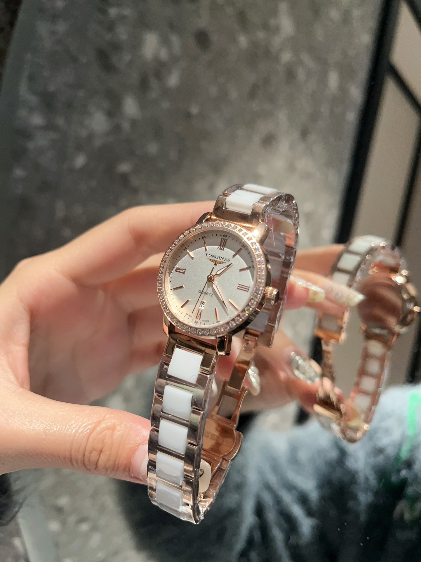 [TOP] LONGINES Watch 30x8mm - Gold / Silver