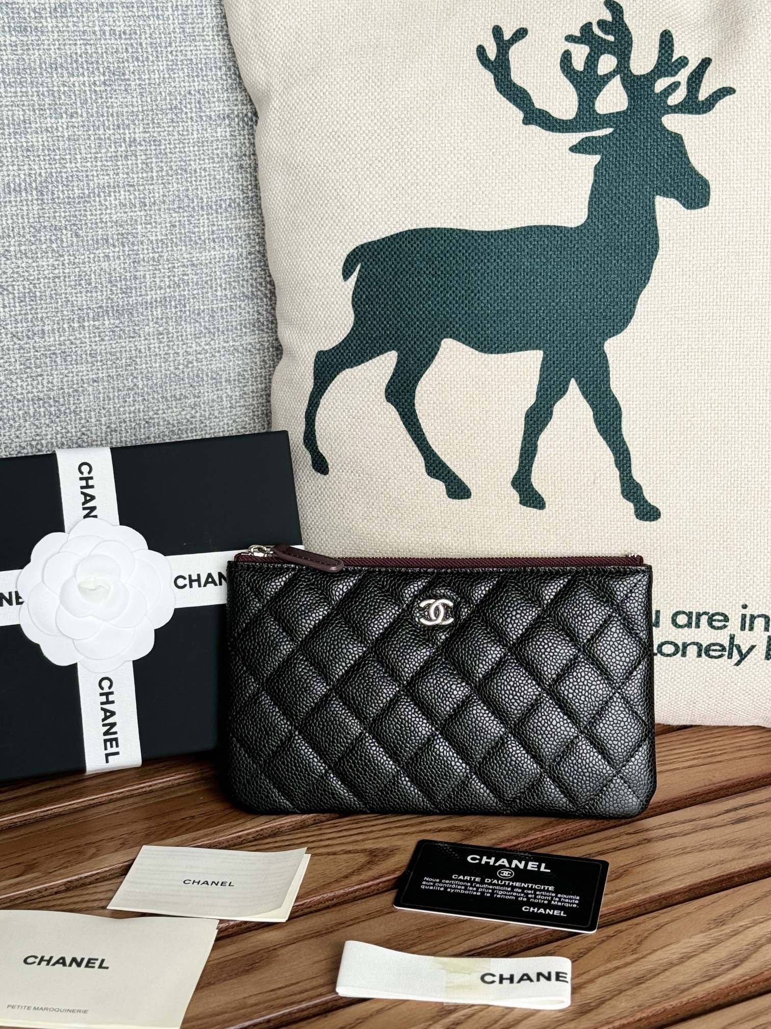 [TOP] CHANEL Lozenge Wallet 20*12.2*1cm