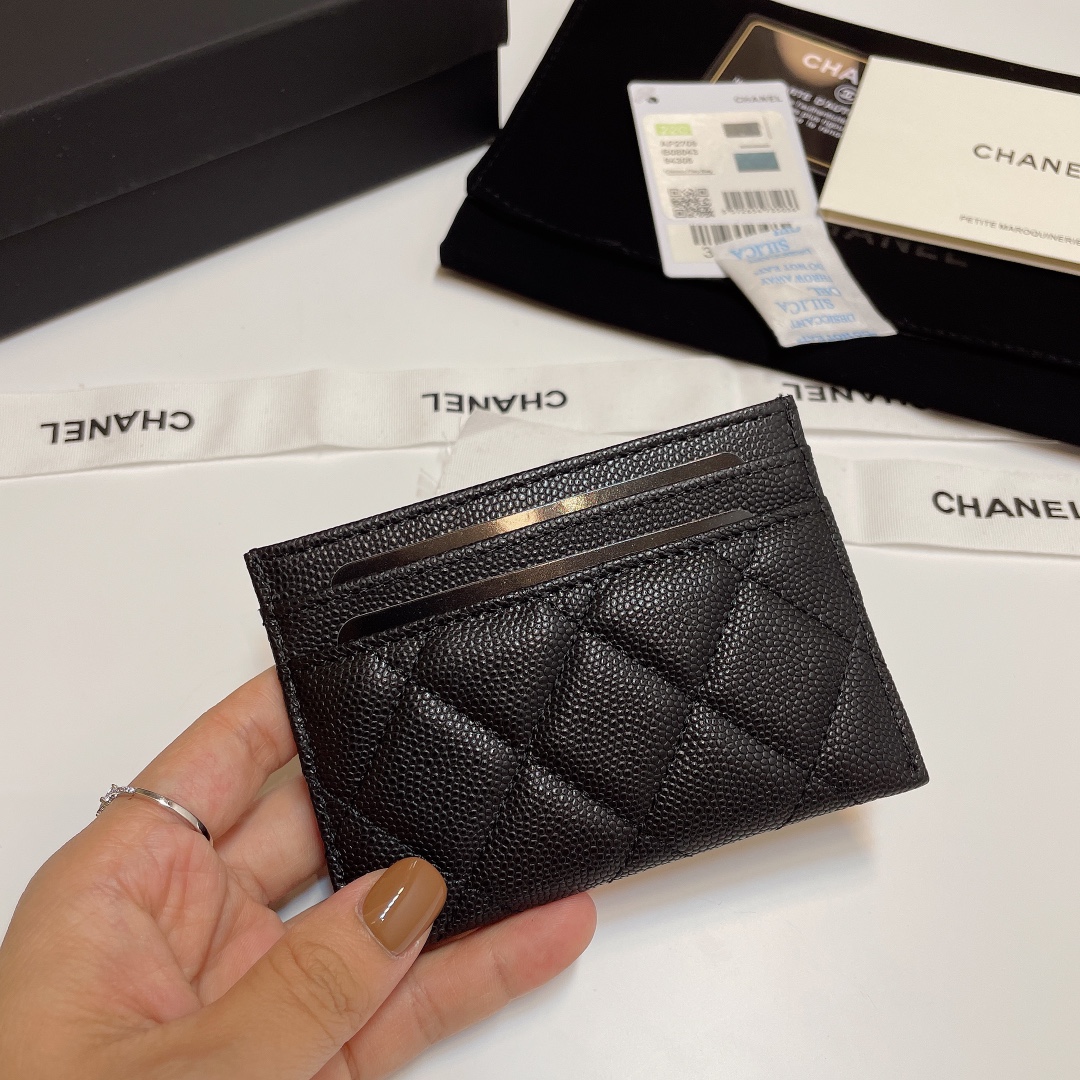 [TOP] CHANEL Pickup Card - Black