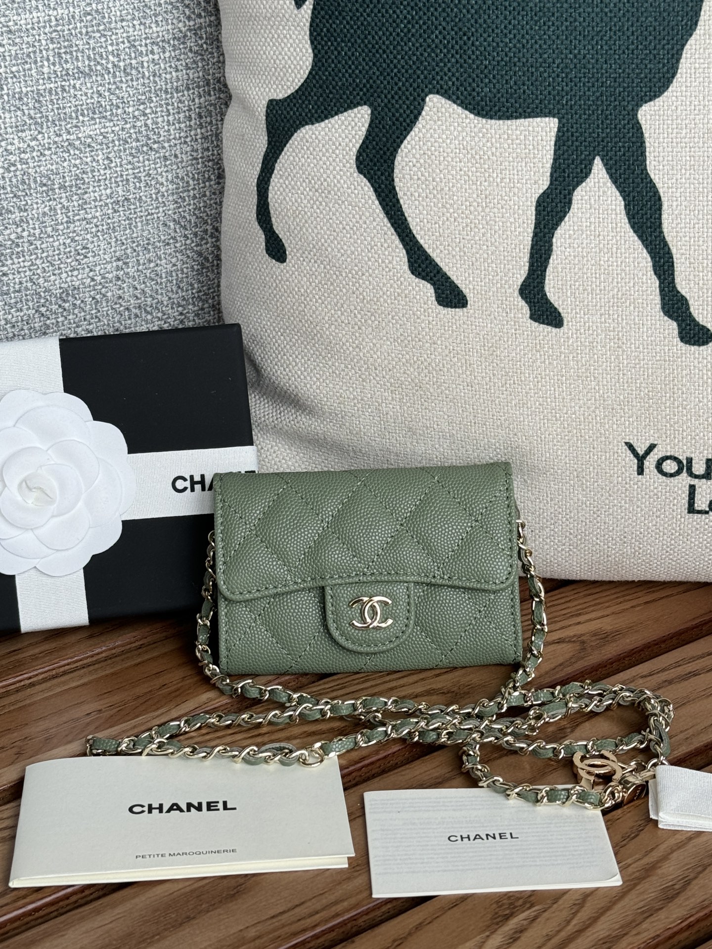 [TOP] CHANEL Caviar And Cowhide Waist Bag 11 ×2 ×7.5cm - 6 Colour