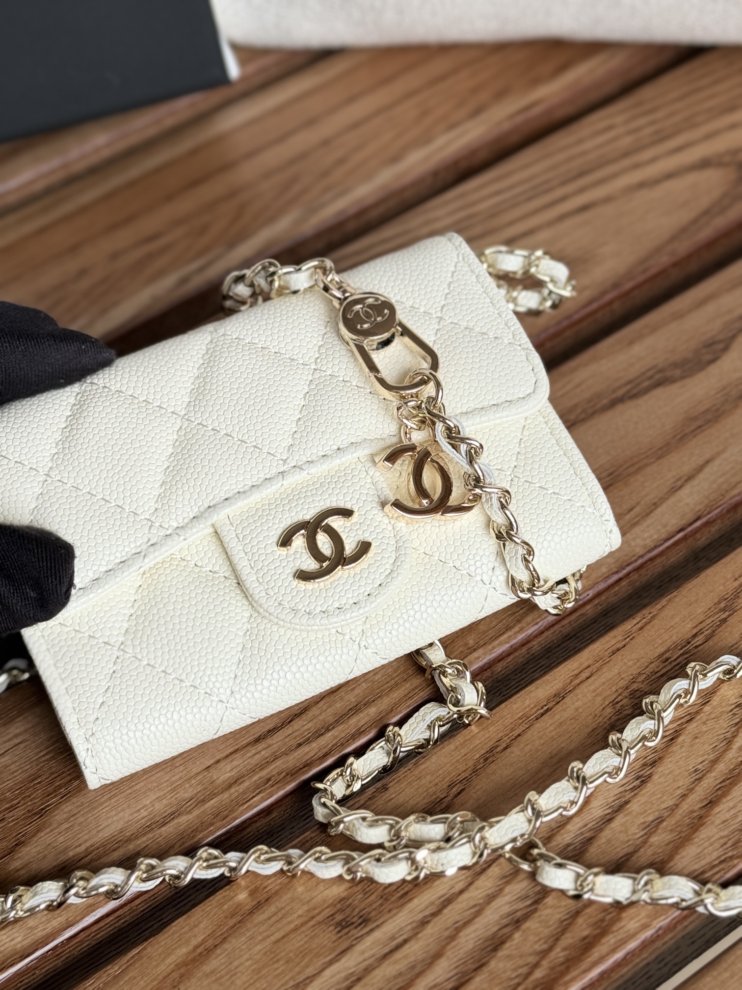 [TOP] CHANEL Caviar And Cowhide Waist Bag 11 ×2 ×7.5cm - 6 Colour