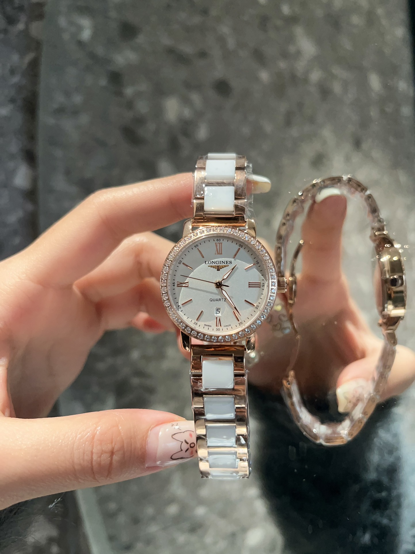 [TOP] LONGINES Watch 30x8mm - Gold / Silver