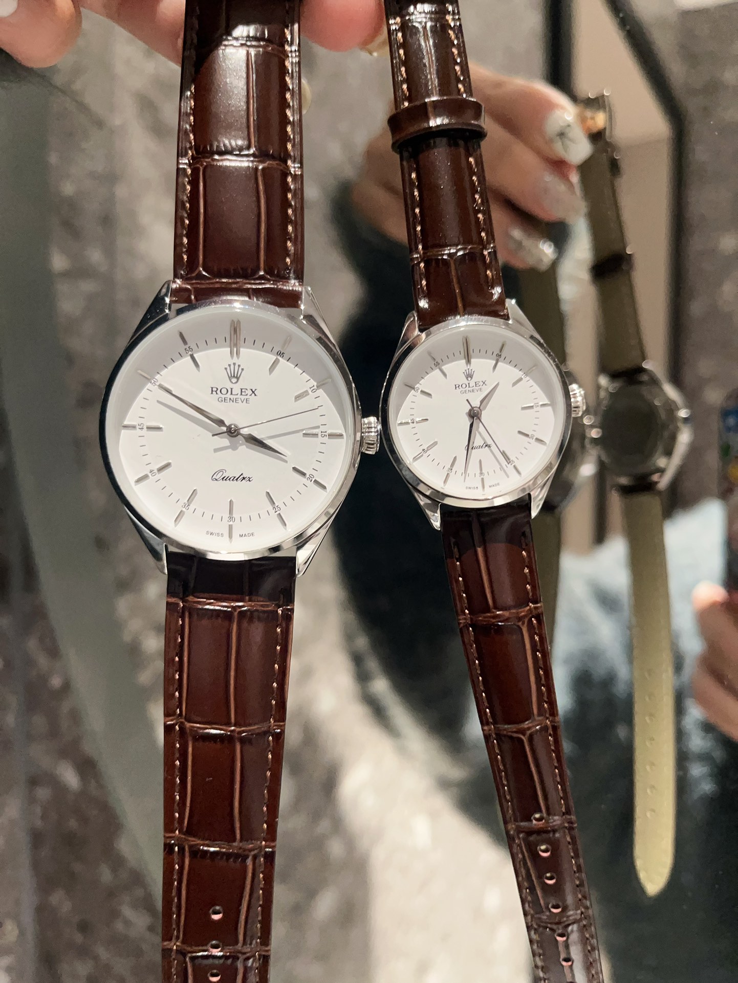 [TOP] ROLEX  Couple Watch 30x8mm/40x8mm - 5 Color