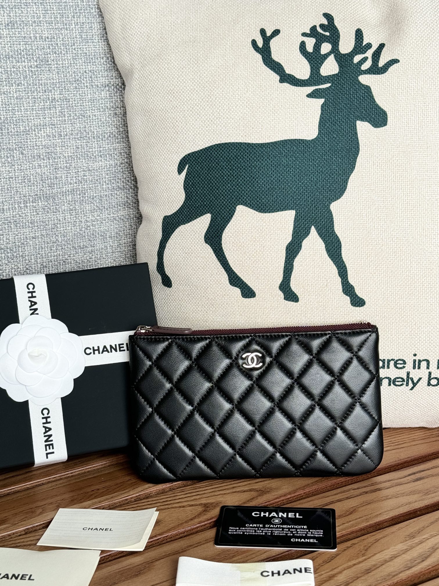 [TOP] CHANEL Lozenge Wallet 20*12.2*1cm