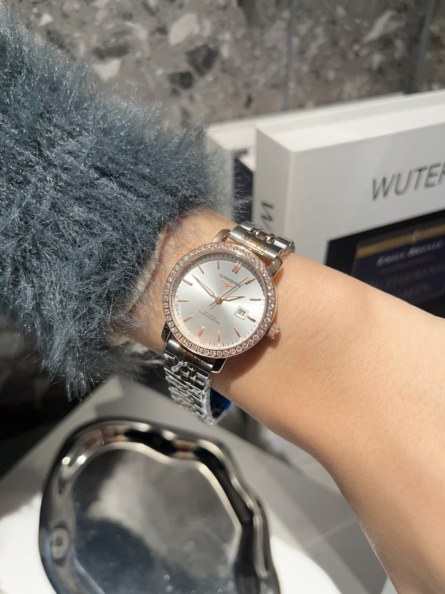 [TOP] LONGINES Watch 30x8mm - Gold / Silver