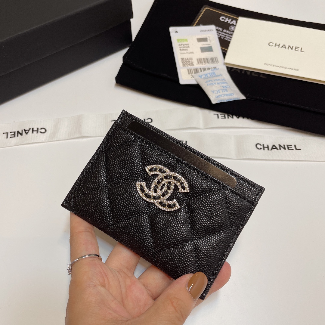 [TOP] CHANEL Pickup Card - Black