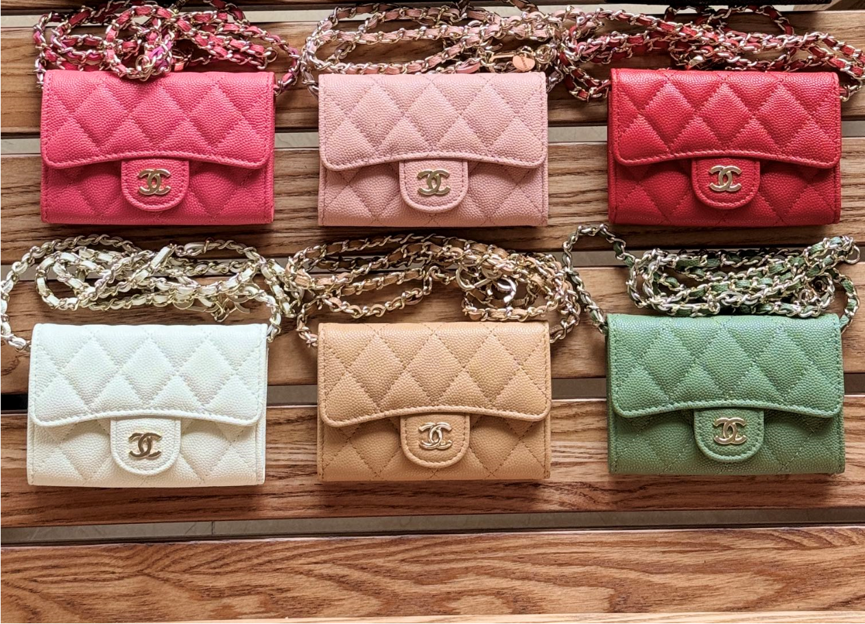 [TOP] CHANEL Caviar And Cowhide Waist Bag 11 ×2 ×7.5cm - 6 Colour