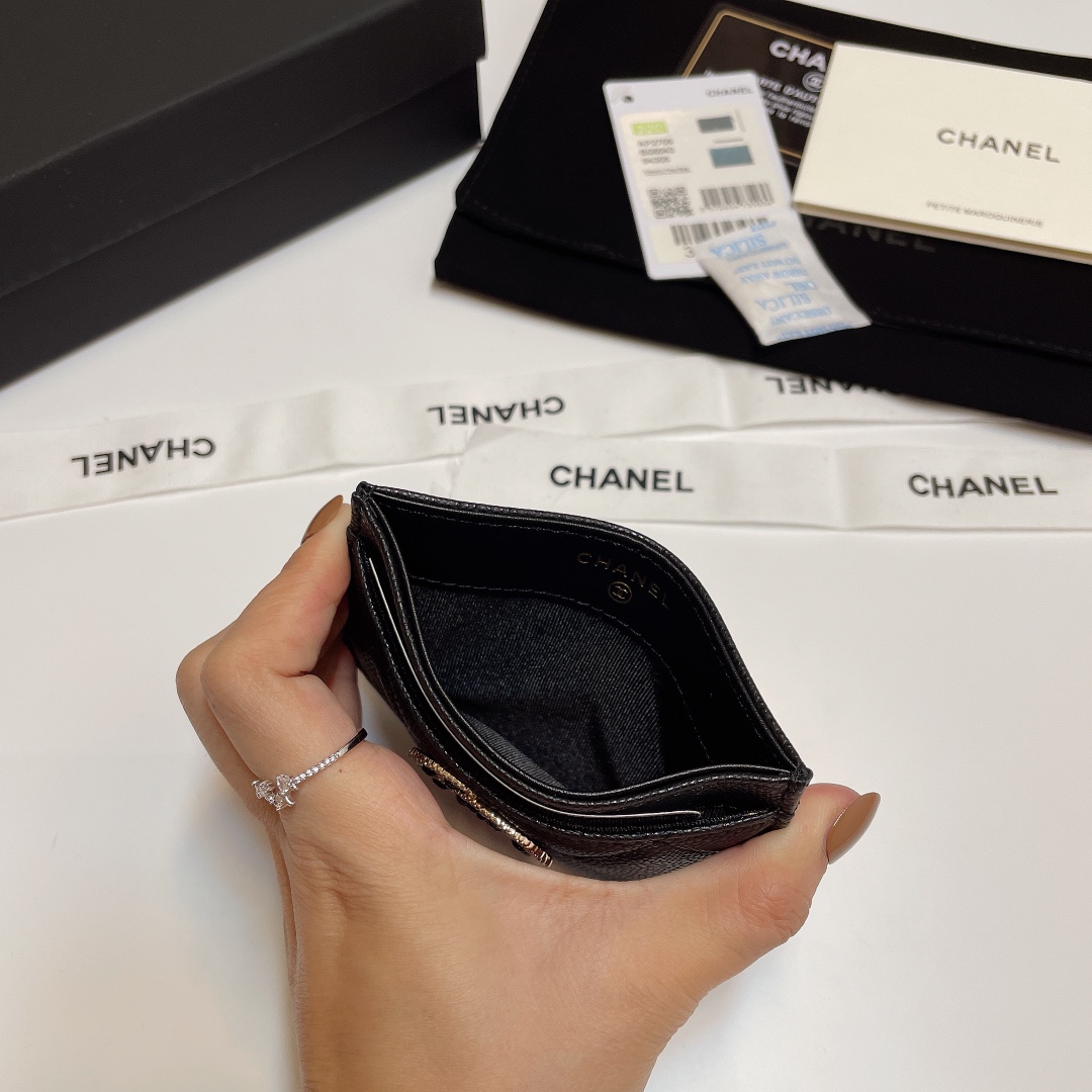 [TOP] CHANEL Pickup Card - Black