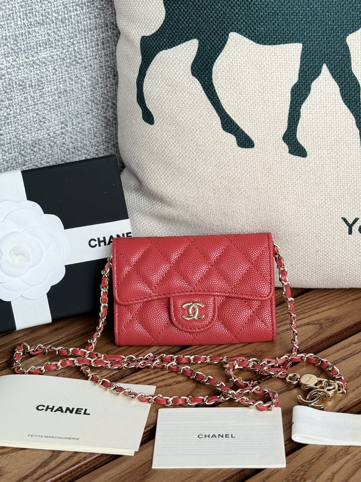 [TOP] CHANEL Caviar And Cowhide Waist Bag 11 ×2 ×7.5cm - 6 Colour