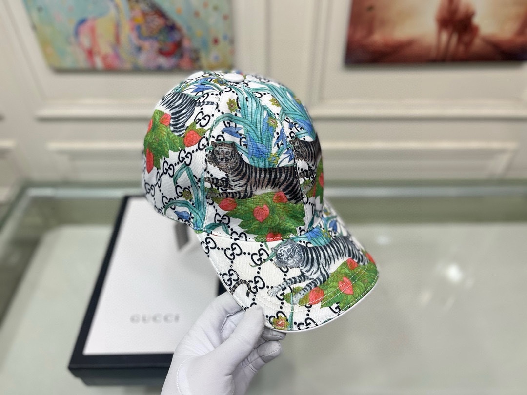 [TOP] GUCCI Baseball Hat - Three Styles