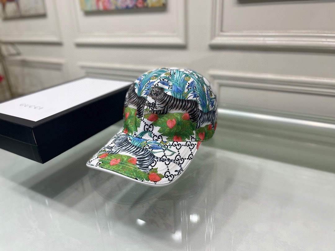 [TOP] GUCCI Baseball Hat - Three Styles