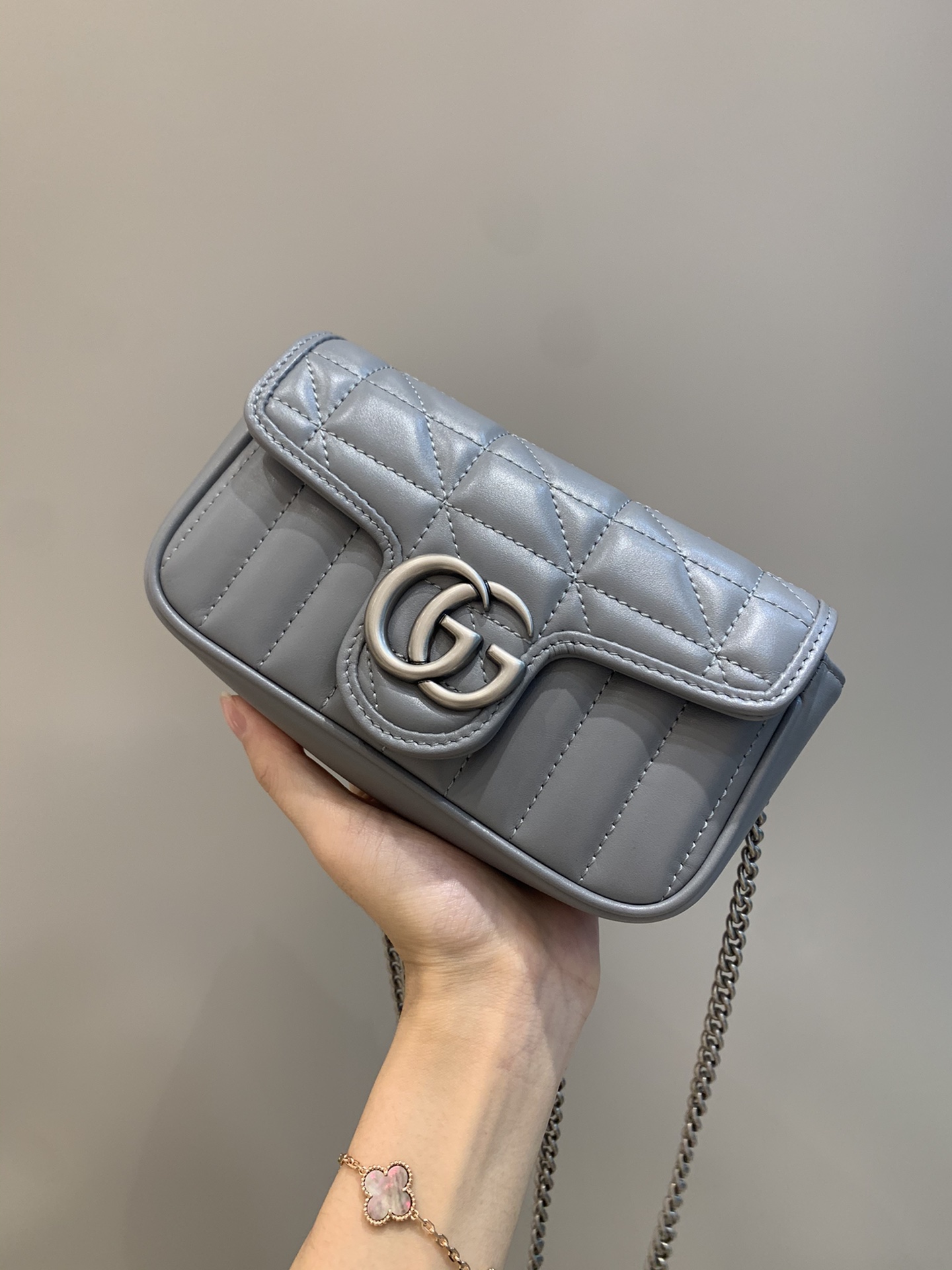 [TOP] GUCCI Geometric Series GG Marmont Bags 16.5x10x4.5cm - 4 Color