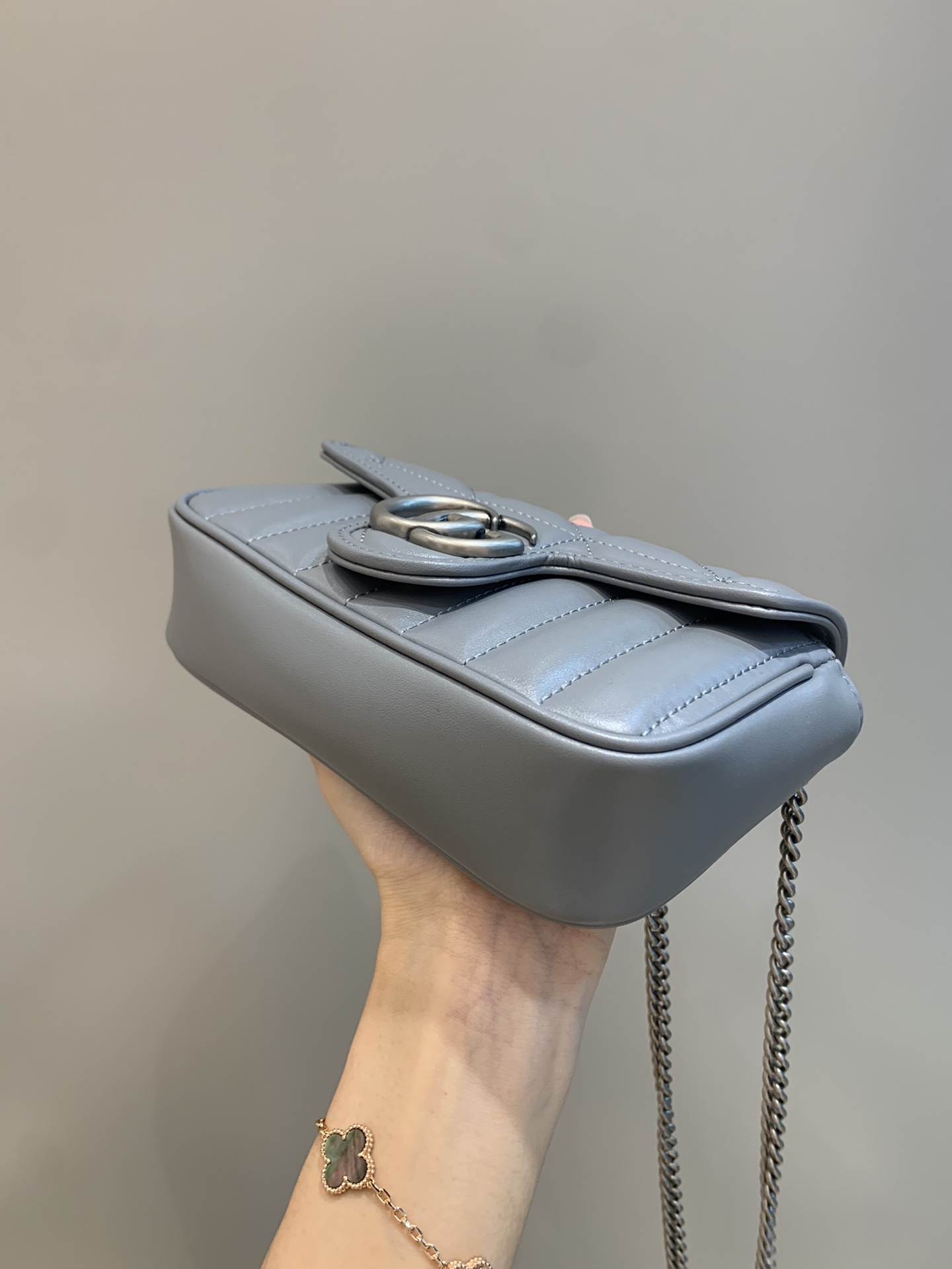 [TOP] GUCCI Geometric Series GG Marmont Bags 16.5x10x4.5cm - 4 Color