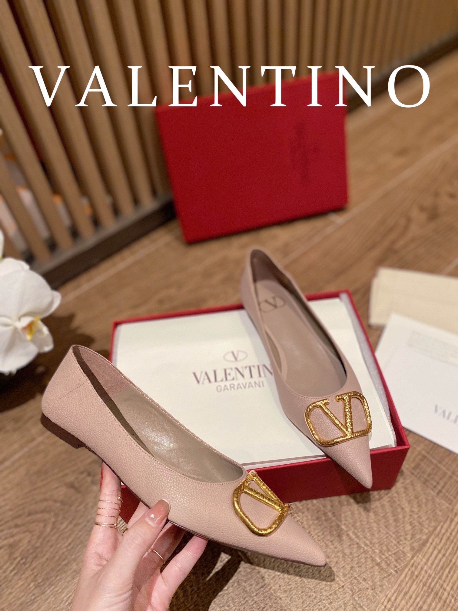 [TOP] VALENTINO Flats - 4 Color